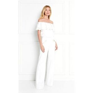 Rachel Zoe Sidney White gold Zip pocket Wool Pants NWT Womens 00